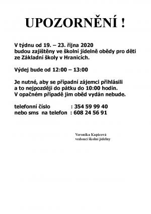 obědy
